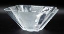 Vintage French Art Deco Opalescent & Clear Etling Sabino Glass Bowl