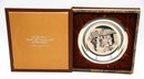 The 1976 Franklin Mint Thanksgiving Plate, Solid Sterling Silver Limited Edition, 1976