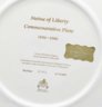 Pickard China Statue Of Liberty Commemorative Plate, Limited Edition, 24kt Gold, Hand Painted