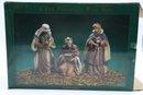 Heritage 3 Piece Porcelain Wise Men, Hand Painted