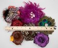 Charming Lot Of Doll Accessories - Floral Pins For Hat/hair