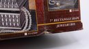 Silver Plated Rectangular Shaped Jewelry Box In Original Box
