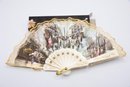 Silverplated Girl's Brush & Comb Set - Miniature Doll Umbrella - 2 Antique Handkerchiefs In Original Box