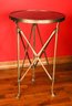 Fine Art & Decor Imported Bronze French Table W/ Marble Top
