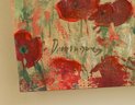 Beautiful Floral Canvas Signed - Wall Art