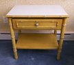 1970s Vintage Thomasville Faux Bamboo End Table - Rare