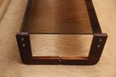 Percival Lafer Exotic Wood And Glass Coffee Table MP 97, 1970's