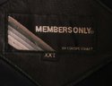 Vintage Members Only By Europe Craft Leather Jacket In Black Men's Sz  XXT