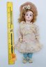 10' Antique Bisque Doll - Markings On Back Are Indiscernible