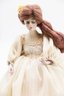 11' Vintage Boudoir Doll Head And Arms - No Legs