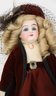 14' Bisque Doll Markings: 154 Dep 3 - Blue Eyes, Opened Mouth,  Please Look Through All Photos