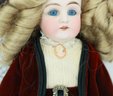 14' Bisque Doll Markings: 154 Dep 3 - Blue Eyes, Opened Mouth,  Please Look Through All Photos