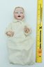Baby Bisque Doll 2/0 #51, 5pc Composite Body, Glass Eyes, Opened Mouth