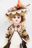 Antique SFBJ Paris Bisque Character Doll 3/0 - 15' Tall