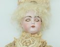 16' Bisque Child Mold #152 Circa 1892, Glass Eyes, Mohair Wig, B/j Body, Authentic Period Clothing  ***
