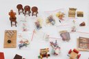 Dollhouse Miniatures, Massive Lot Of Vintage/antique Miniatures, Dollhouse Accessories/decor