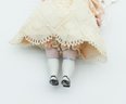 German All-Bisque Miniature Doll By Kestner With Swivel Head, 5' Tall