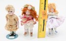 Antique Bisque Dolls - Lot Of 3 - Please See All Photos