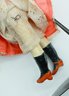8' Vintage Bisque Doll - Markings: 44-17 - Unidentified Faded Mark