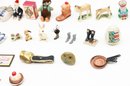 Vintage Dollhouse Miniatures - 38 Pieces - Please See Description For More Info