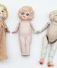 Vintage/Antique Bisque Jointed & Frozen Dolls Made In Japan - Lot Of Assorted Bisque Dolls -  6 Total