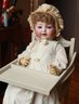 All Original 26' Bisque Baby Kammer & Reinhardt #126 Antique Doll, Mohair Wig, Glass Eyes, BJ Body,
