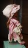 25' Bisque 'pansy' Circa 1890, Set Glass Eyes, Original Wig, B/J Body W/ Original Finish - Rare - Large Doll
