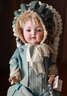 28' Kammer & Reinhardt Simon Halbig 121 62 - White Wicker Doll Chair, Factory Finish Body, Please See All Pics