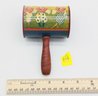 Vintage T. Cohn Tin New Year's Eve Noise Maker With Wood Handle - Rare Toy