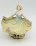 Ellen Williams By Ganz Whimiscal Trinket Dish, Vintage Vanity: Porcelain Dresser Trinket Dish, Lady In Pink