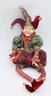 Brinns Porcelain Wind Up Musical Jester 15 Vintage Clown & Jester Doll