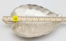 Japanese Pearlized Silver Ware By Moben 1950s - Leaf Bowl, Centerpiece - In Original Box - NEW