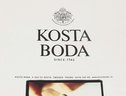Kosta Boda Glass Tulipa - 13' Serving Plate Platter Tulip - Ulrica Vallien