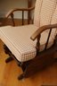 Vintage Fontaine Bros Wooden Rocking Chair