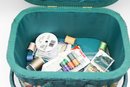 Vintage Sewing Basket W/ Sewing Materials Included