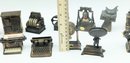Vintage Metal Pencil Sharpeners - Collectible - 12 Total
