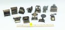 Vintage Metal Pencil Sharpeners - Collectible - 12 Total