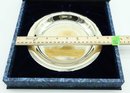The John Adams Plate, Solid Sterling Silver W/ 24kt Gold Limited Edition Franklin Mint