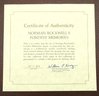 NORMAN ROCKWELL'S FONDEST MEMORIES, FIRST EDITION PROOF SET / SOLID STERLING SILVER - Certificate Included