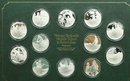Norman Rockwell's Medallic Tribute To Robert Frost Limited EDITION PROOF SET SOLID STERLING SILVER