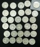 30 Ben Franklin Half Dollar Coins - See All Photos For Dates