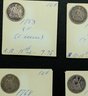 Silver Liberty Seated Half Dimes - (8 Total) See All Photos/description For More Information On Coins