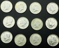 38 Kennedy Half Dollar Coins - 1967 & 1969