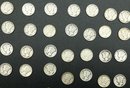 54 Vintage Mercury Dimes, Dates Listed, See All Photos