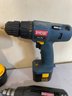 Lot Of Assorted Power Tools - Air Compressor, 4 Drills - None Tested - No Chargers Included