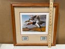 ROBERT STEINER FRAMED 1981 NEW MEXICO FOS 'PINTAILS'S/N PRINT, 2 STAMPS 1 SIGNED & NUMBERED 4777/10874
