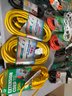 Large Lot Of Extension Cords