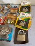 Large Lot Of Assorted Locks - Security Pad Locks, Deadlock, Trunk Lock, Chain Door Lock, Combination Lock