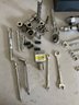 Large Lot Of Assorted Tools Wrenches, SOCKETS, RATCHET - Look Through All Photos & Descriptions