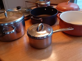 Large Lot Of Pans, Pots, Stove Tops Cookware